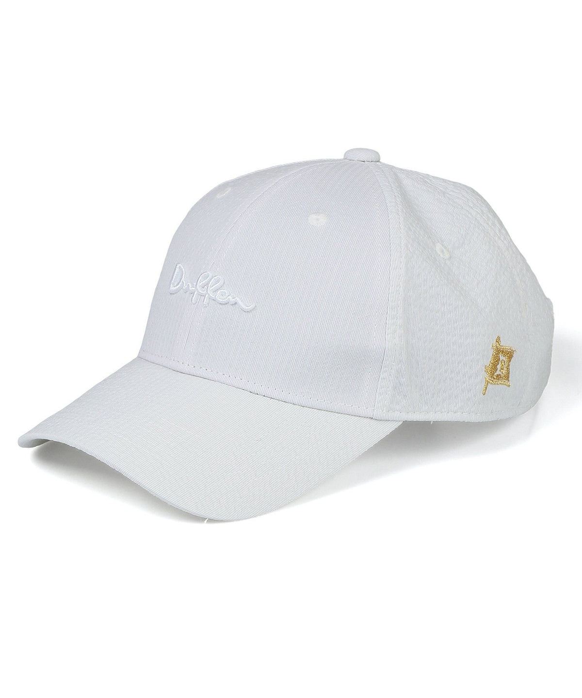 Seersucker material baseball cap
