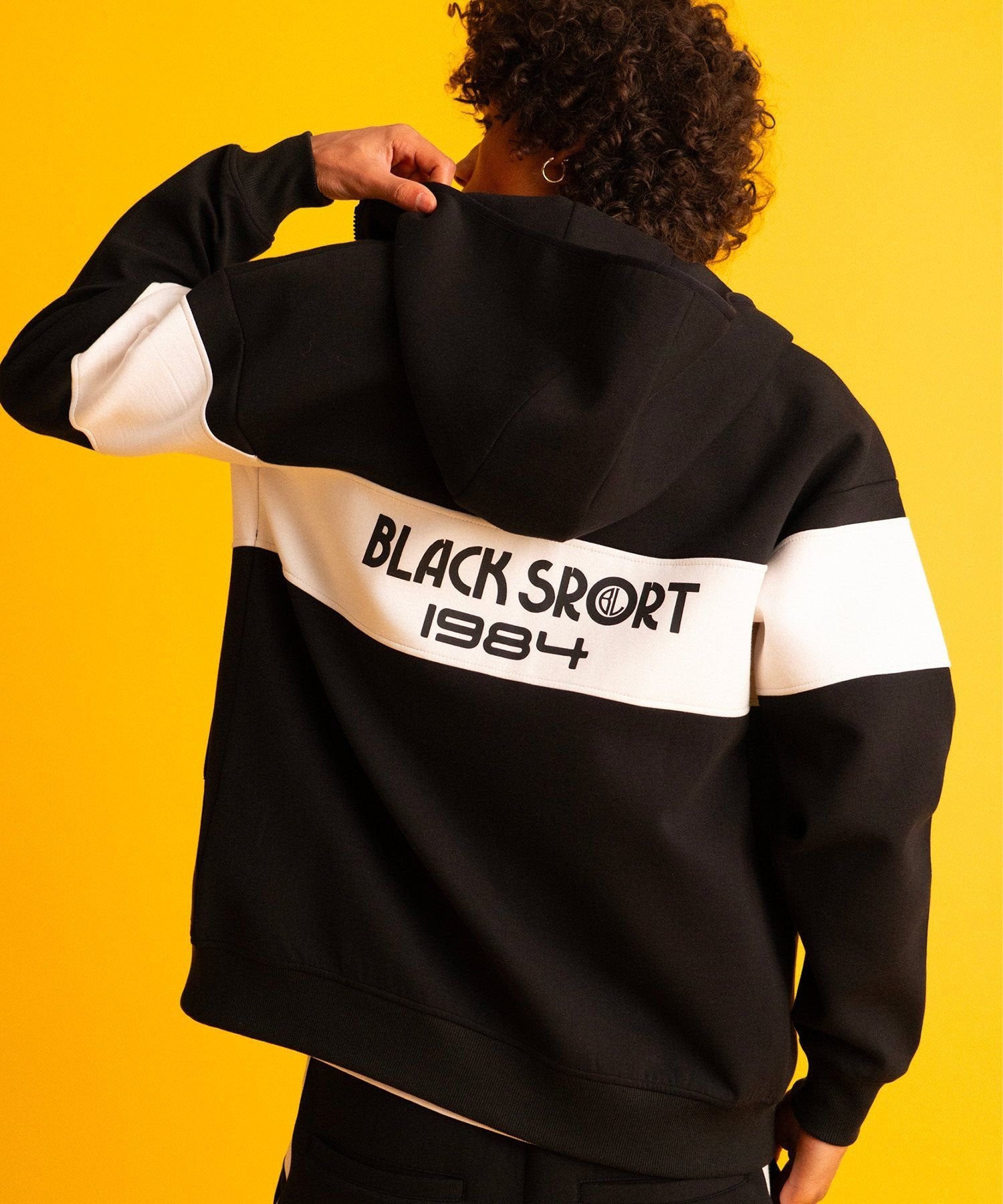 BLACK LABEL〕：セットアップ対応 ソロナ スタンドパーカー