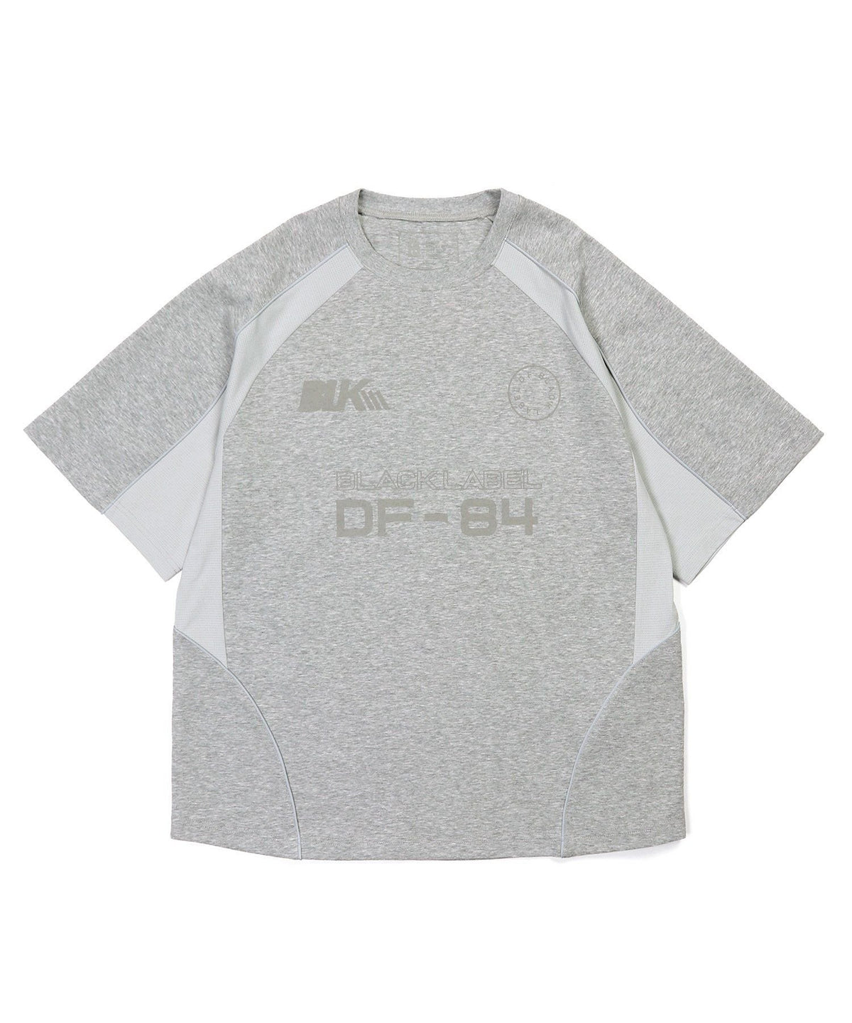 〔BLACK LABEL〕：ソロナポンチ メッシュパネル ゲームTEE