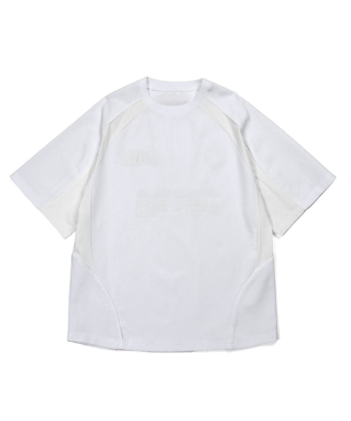 〔BLACK LABEL〕：ソロナポンチ メッシュパネル ゲームTEE
