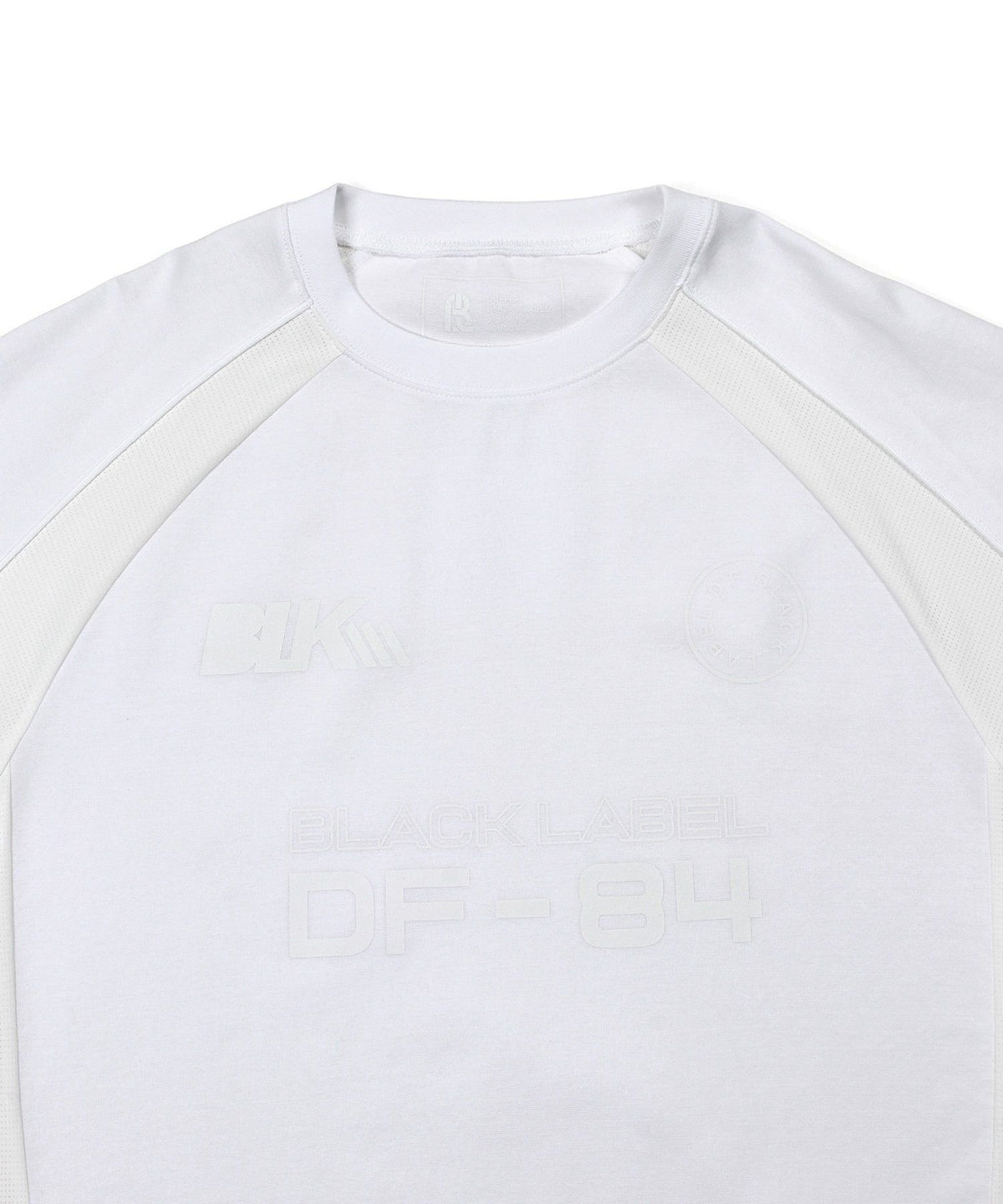 〔BLACK LABEL〕：ソロナポンチ メッシュパネル ゲームTEE