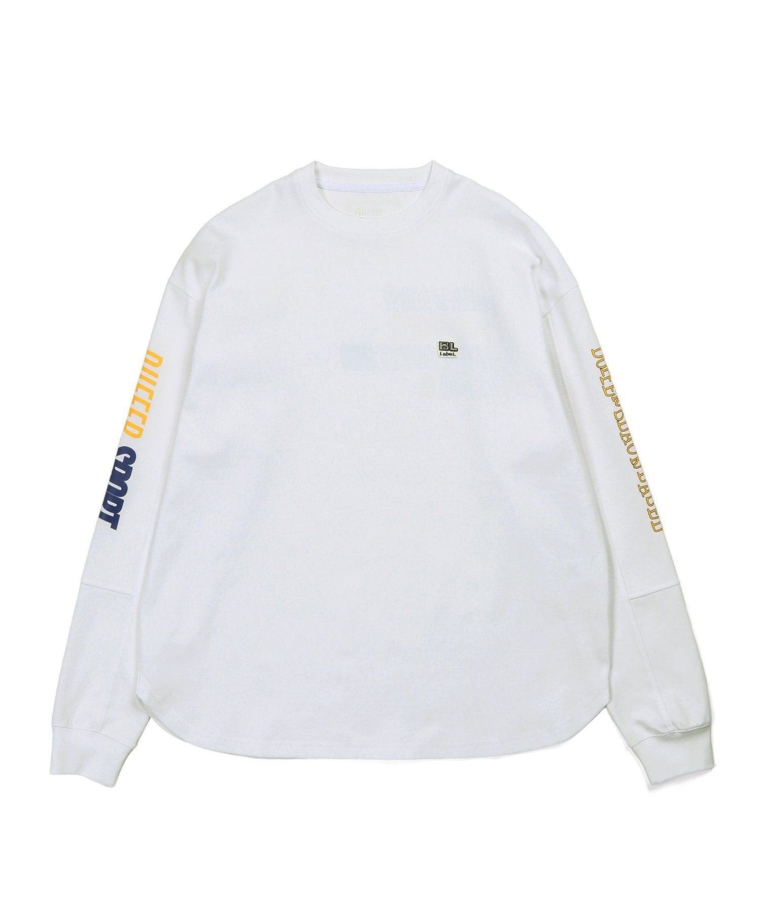 〔BLACK LABEL〕：ソロナポンチ プリント ロングスリーブTEE