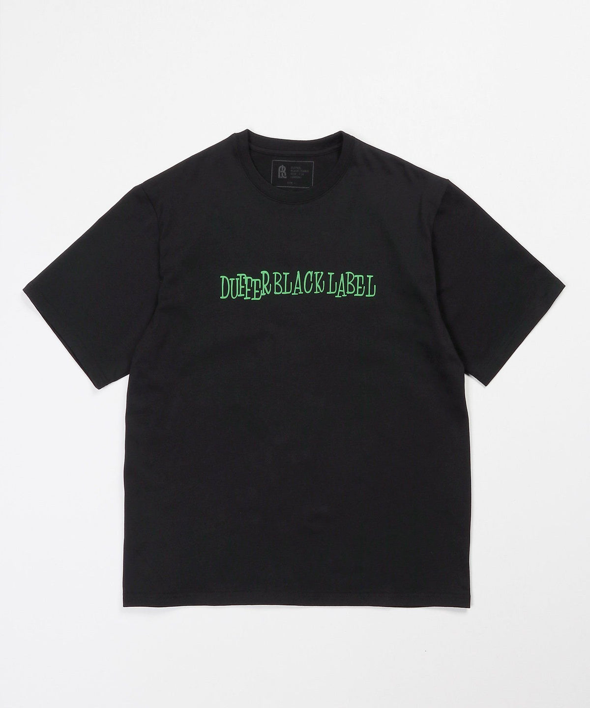 〔BLACK LABEL〕：CVC天竺 速乾 90sロゴTEE