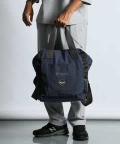LUCEBER × BLACK LABEL：ルースバー別注 2ウェイ パラシュートバッグ