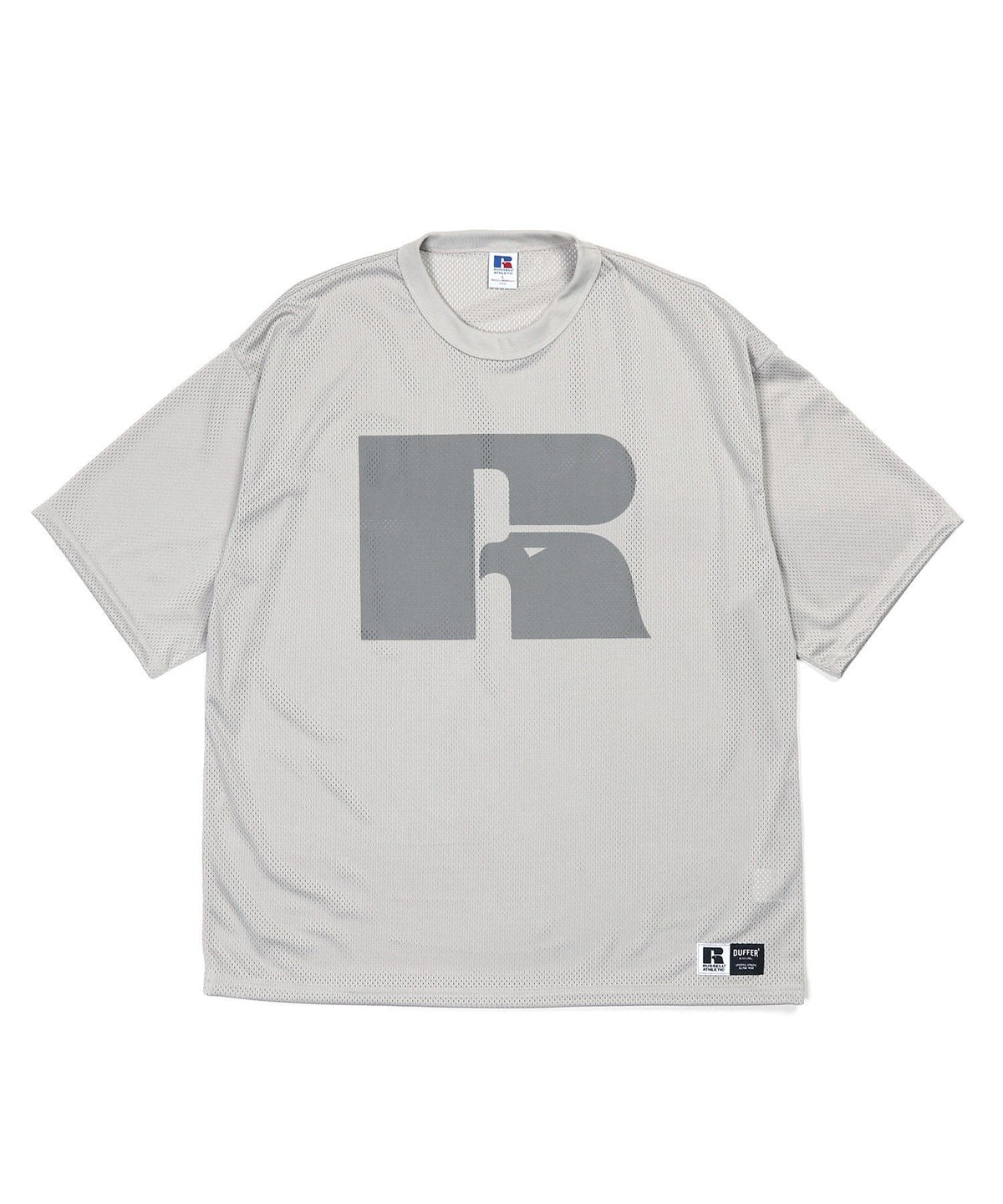 〔BLACK LABEL〕：セットアップ対応 ラッセルアスレティック別注 メッシュTシャツ