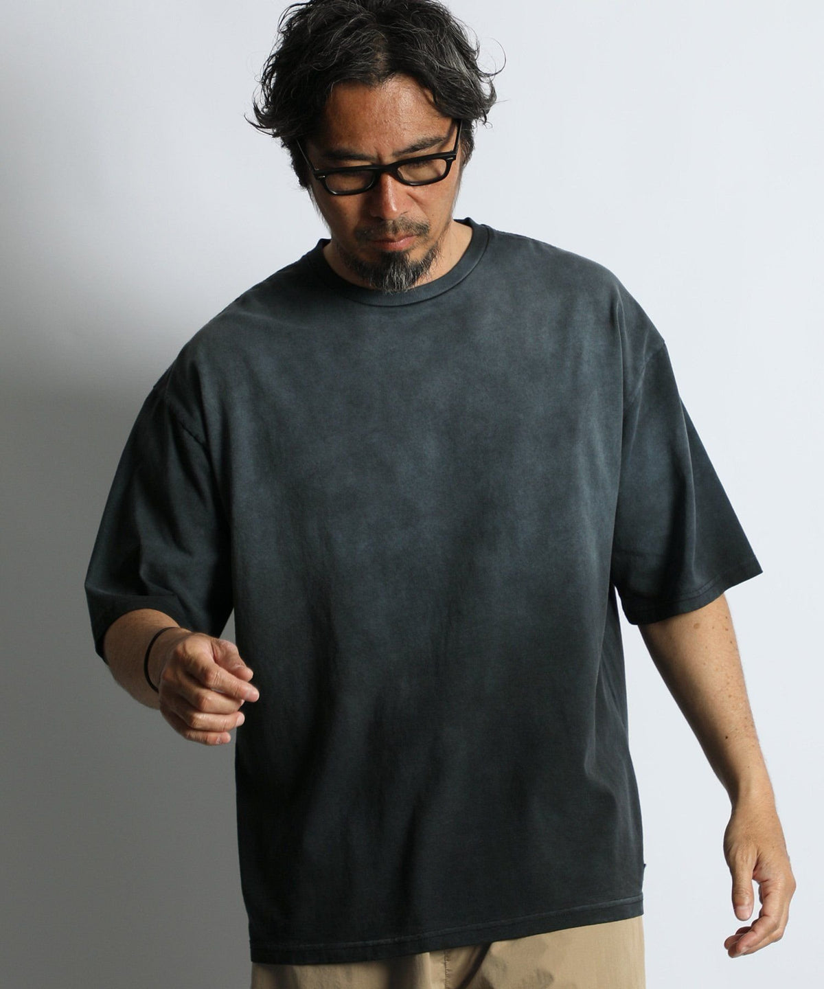 〔BLACK LABEL〕：ラッセルアスレティック別注 ガーメントダイTEE