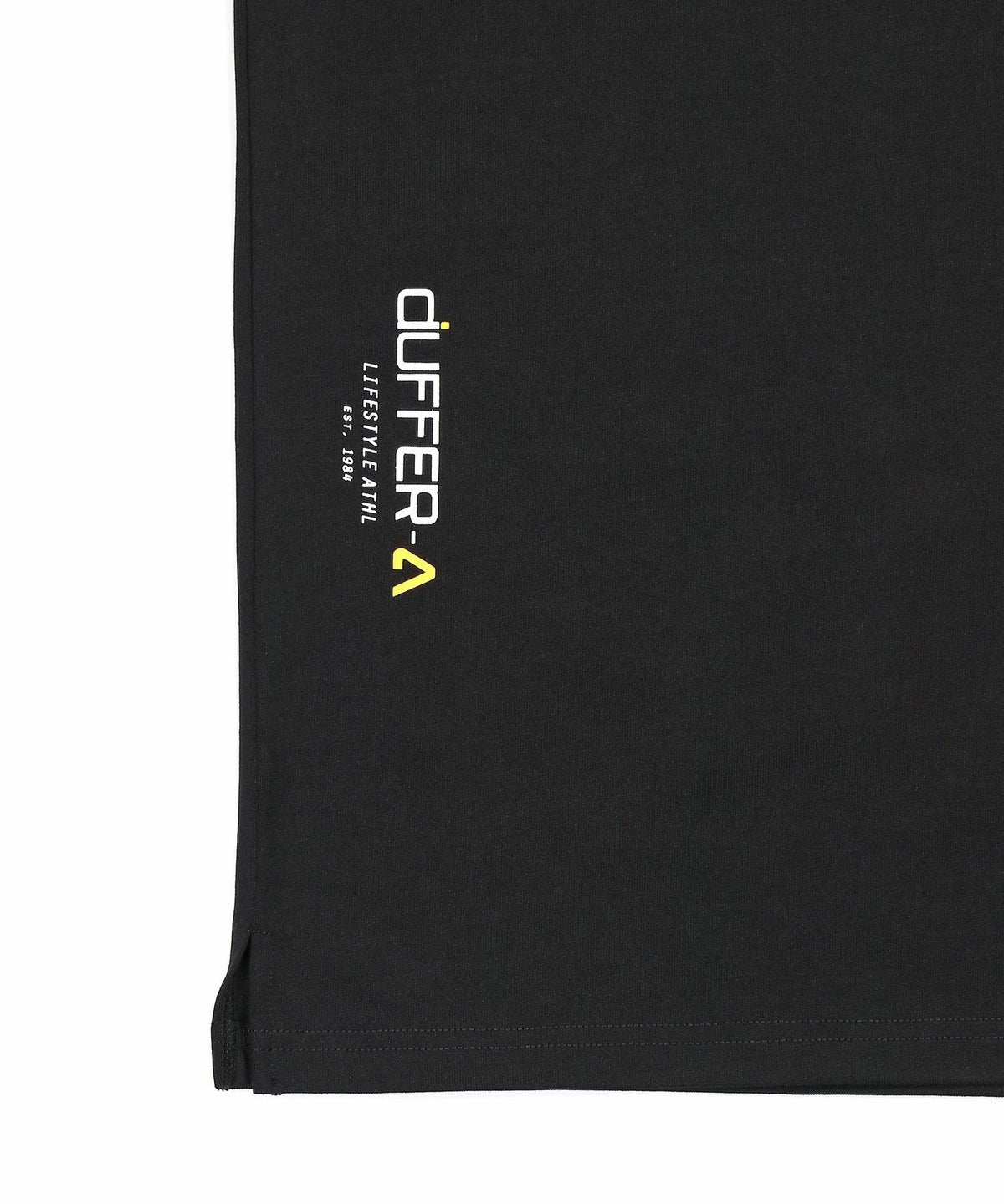 〔BLACK LABEL〕：オーバーサイズ ヘンリーネックTシャツ / 度詰め天竺