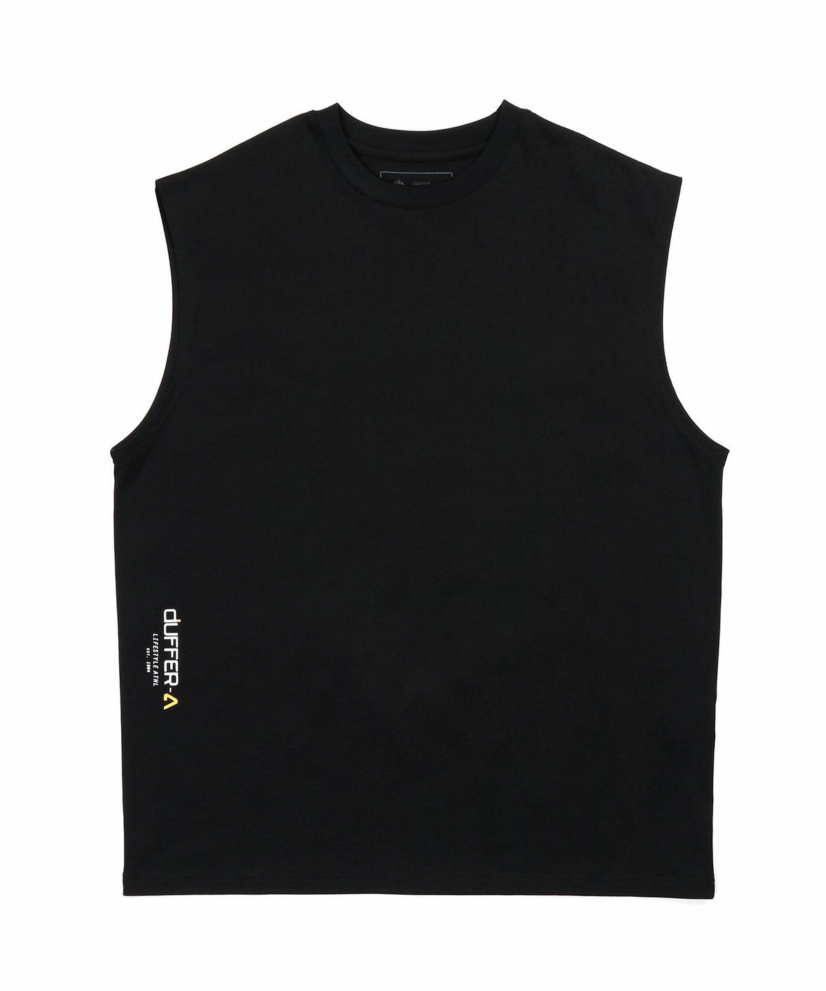 〔BLACK LABEL〕：度詰め天竺 ノースリーブTシャツ