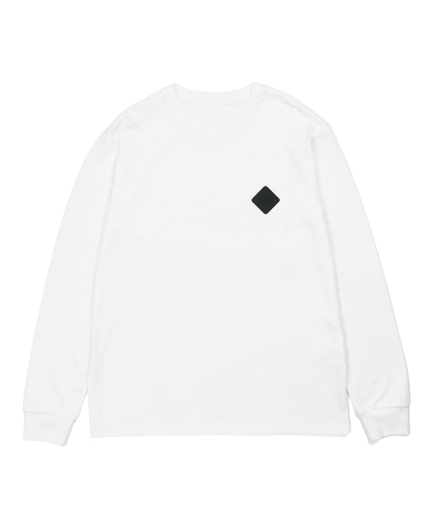 BLACK LABEL〕：速乾 コットンポリエステル天竺 ベーシック長袖Tシャツ
