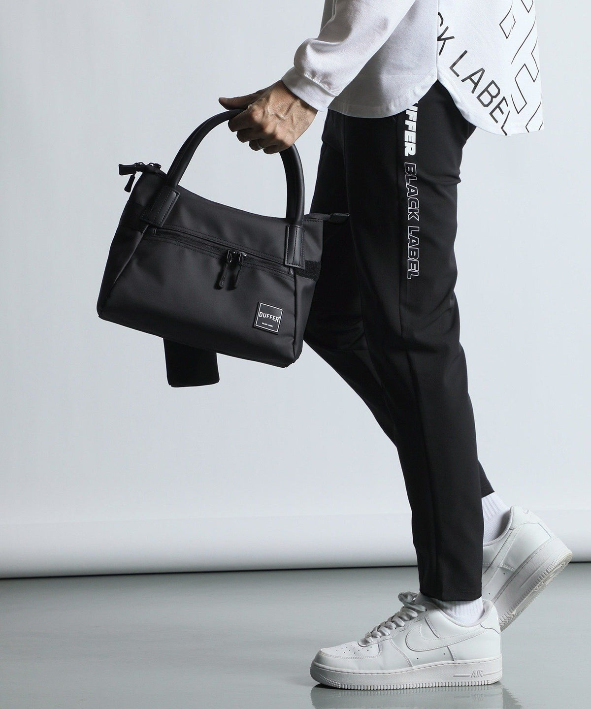 〔BLACK LABEL〕：ミニトート ラウンドBAG