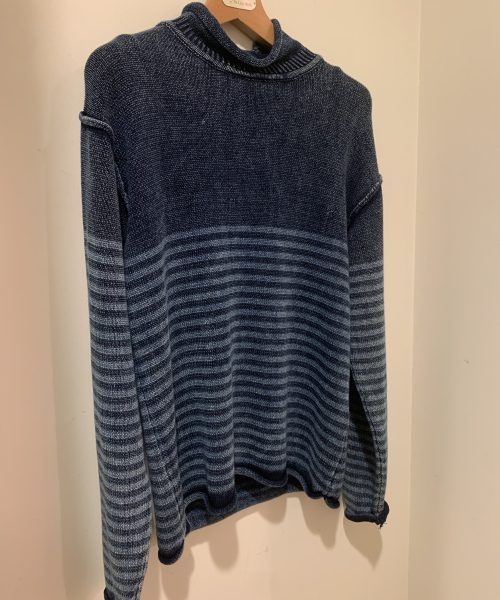 ＜INDIGO LABEL＞ROLL NECK KNIT