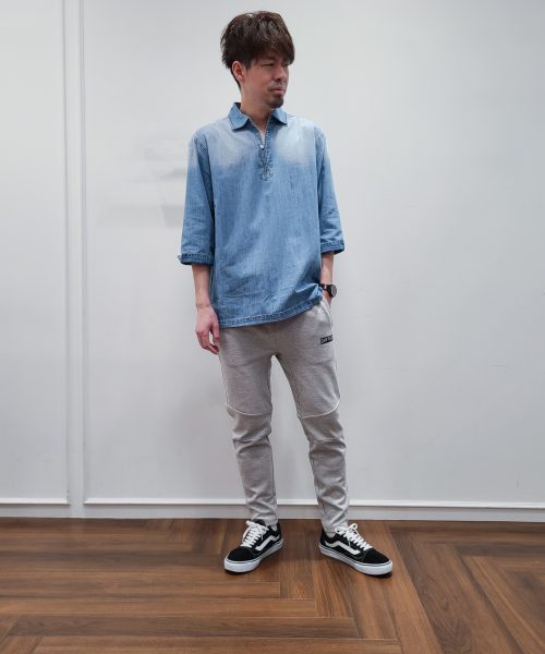 【デニム】SKIPPER SHIRT【リラックススタイル】