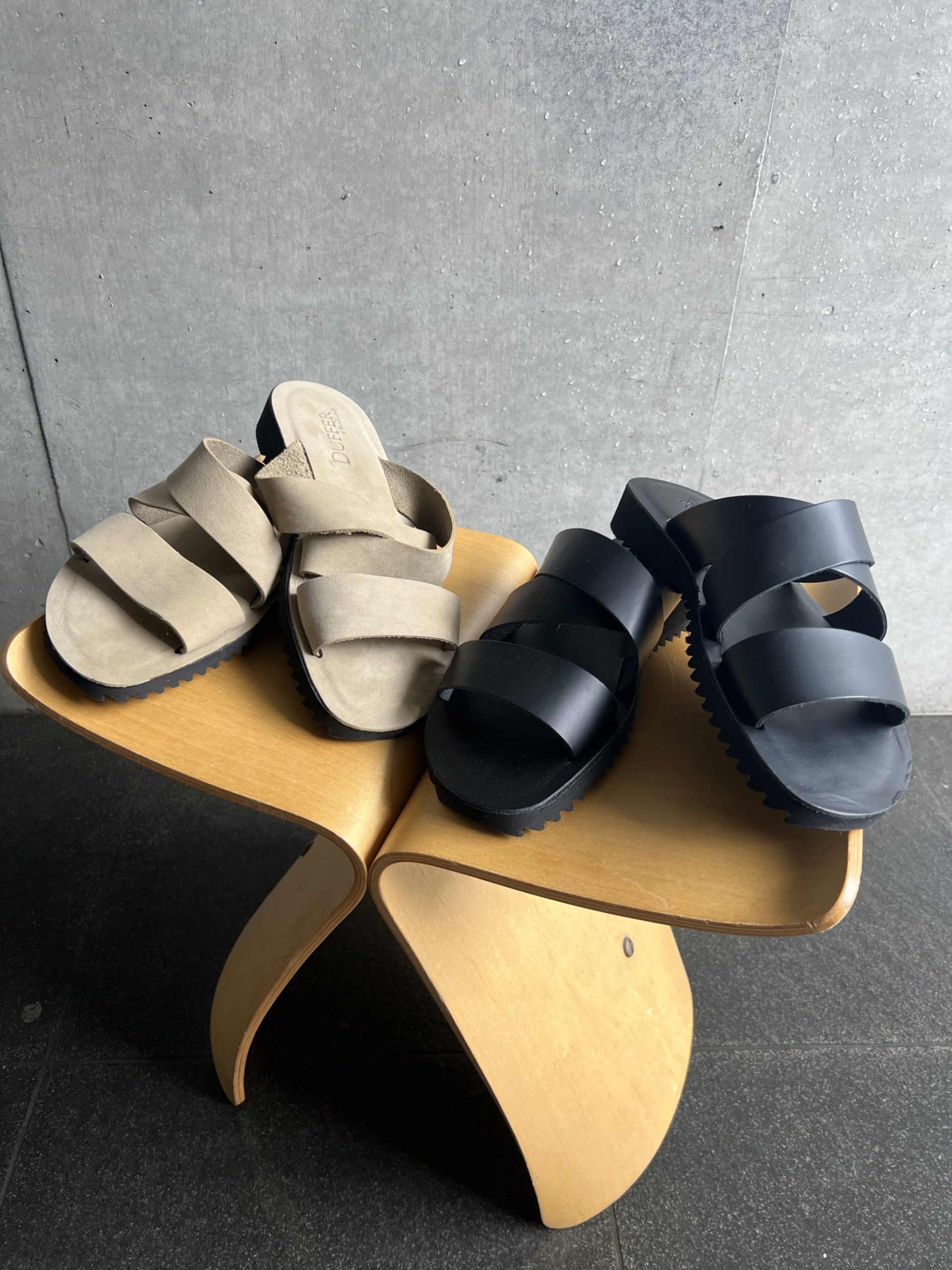 _Fot フォート square strap レザーサンダル _Fot フォート square strap レザーサンダル - メルカリ