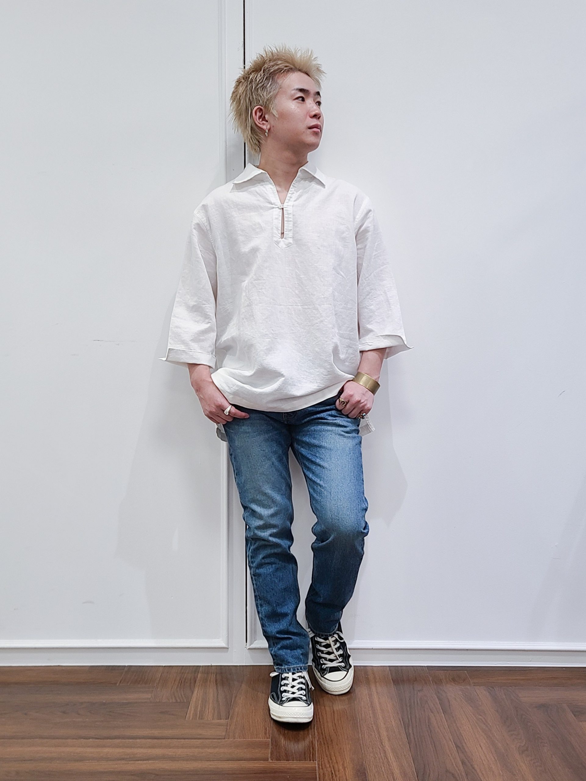 リネン】スキッパーシャツ【夏こそ着たい!!】 – The DUFFER of St リネン】スキッパーシャツ【夏こそ着たい!!】 – The DUFFER of St