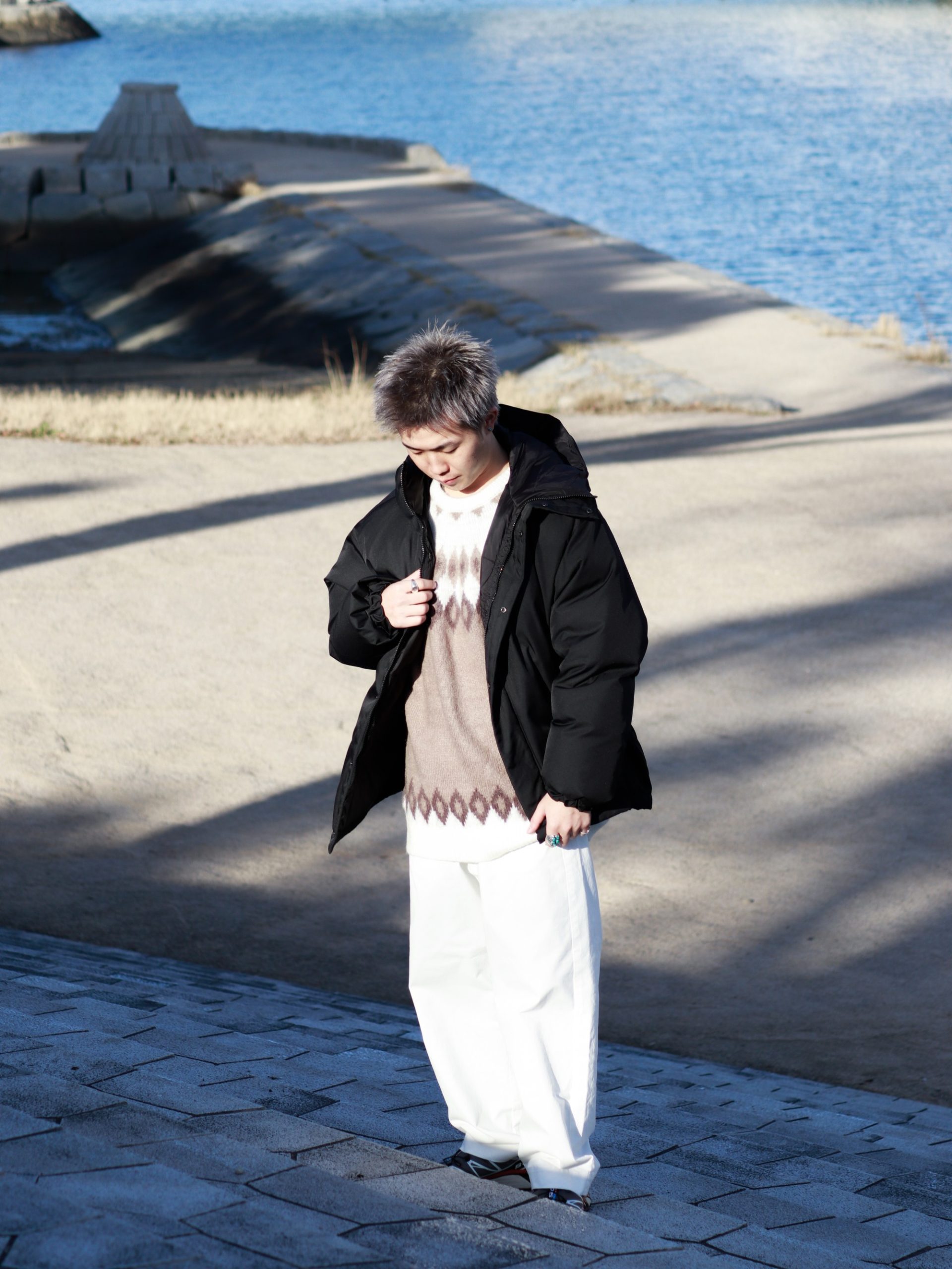 セントアンドリュース　ダウンジャケット　ダウンベスト　2way ブラック　S おすすめアウター!!】ファイバーダウン【ストリートコーデ】 – The