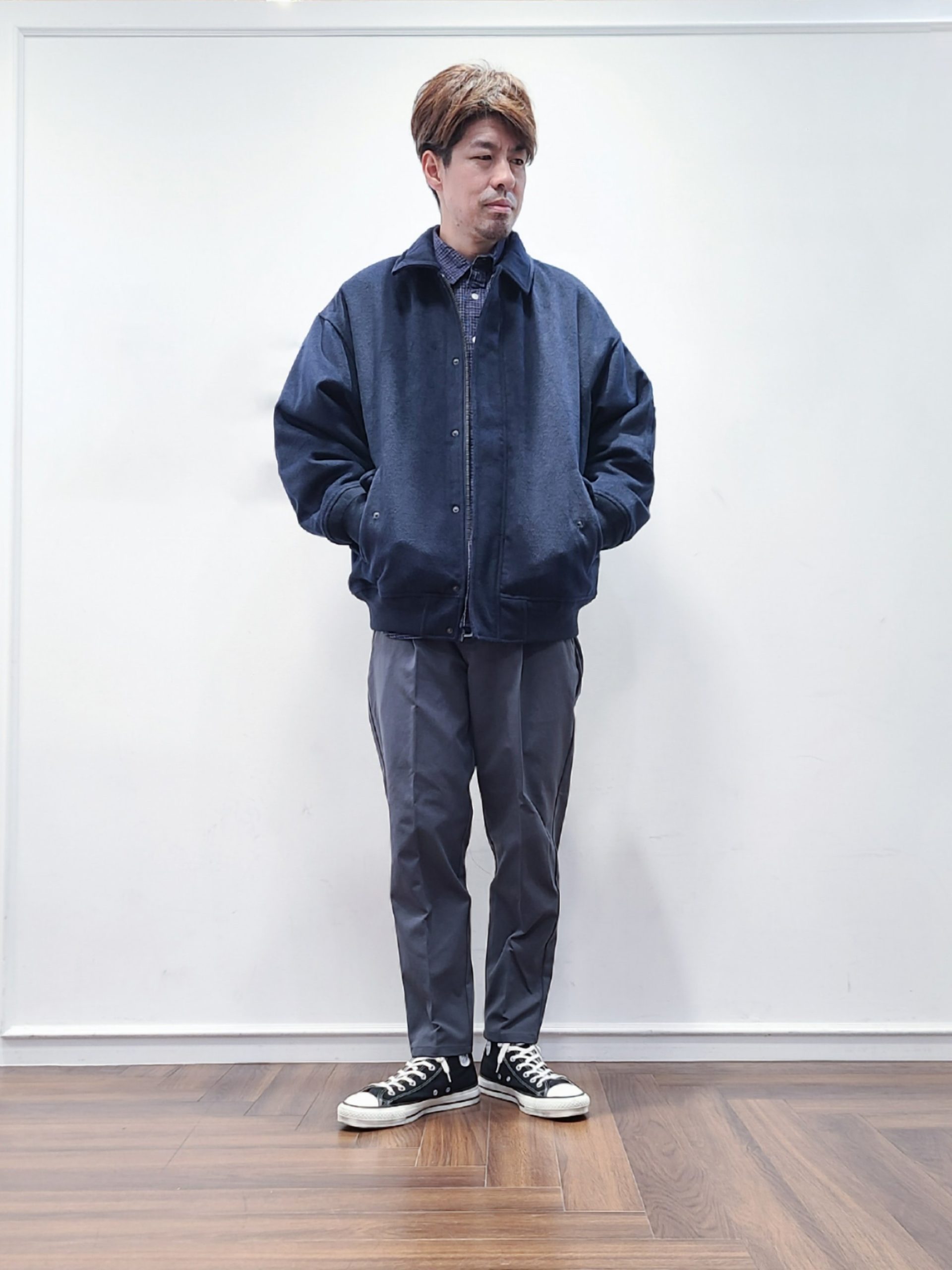 safari掲載】フライトジャケットコーデ【NAVY】 – The DUFFER of