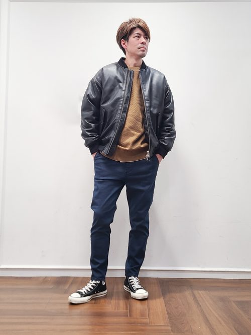 24AW】レザーMA-1コーデ【LEATHER】 – The DUFFER of St.GEORGE