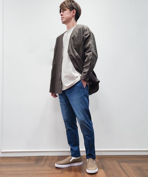 【25SS】シャツカーディガンコーデ【DENIM】