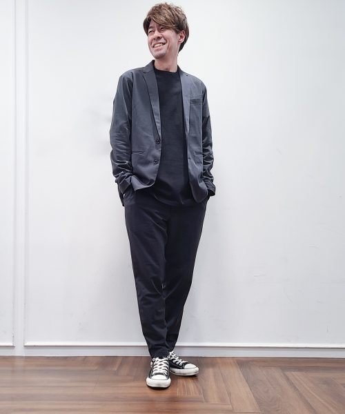 【25SS】メッシュジャケットセットアップコーデ【GRAY】