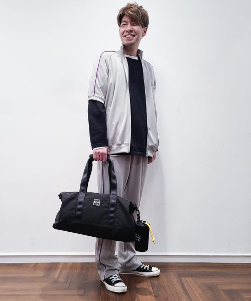 【25SS】グレー×パープルトラックセットアップコーデ【DUFFER COUNTRY CLUB】