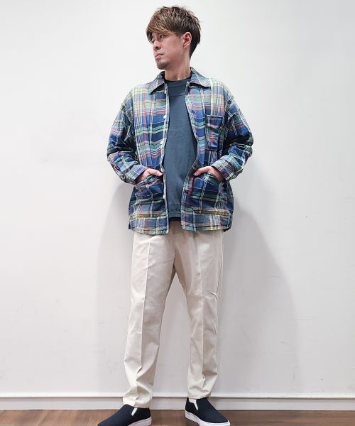 【25SS】チェックシャツアウターコーデ【INDIGOLABEL】