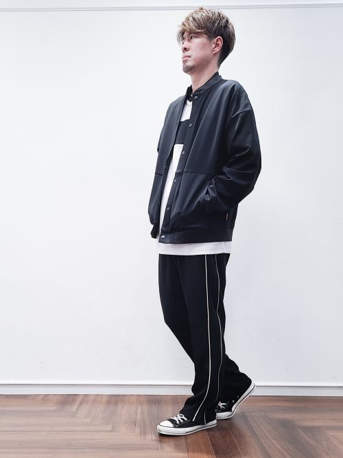 25SS】モノトーンスポーティコーデ【BLACK×WHITE】 – The DUFFER
