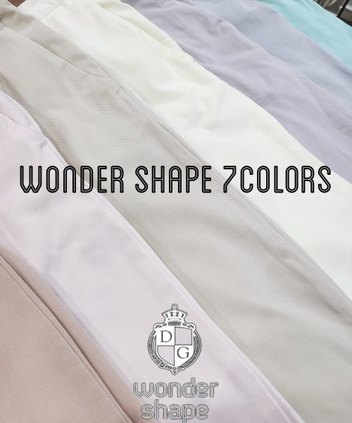 【SSシーズン恒例!!】 WONDER SHAPE 7COLORS【マストバイアイテム!!】