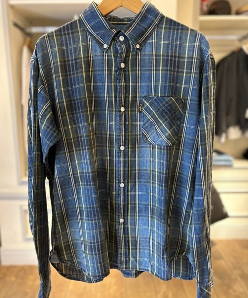 INDIGO CHECK SHIRT