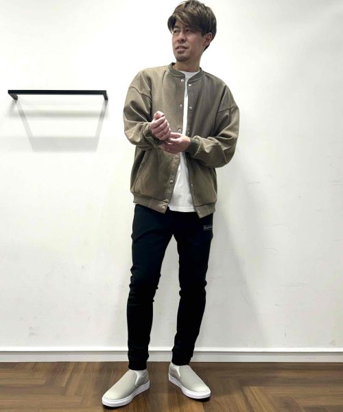 【25SS】スナップボタンカーディガンコーデ【ASHGRAY】