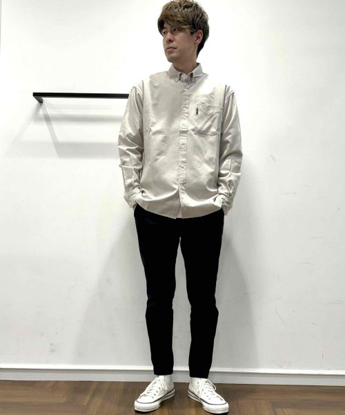 【25SS】オックスフォードシャツコーデ【BEIGE】
