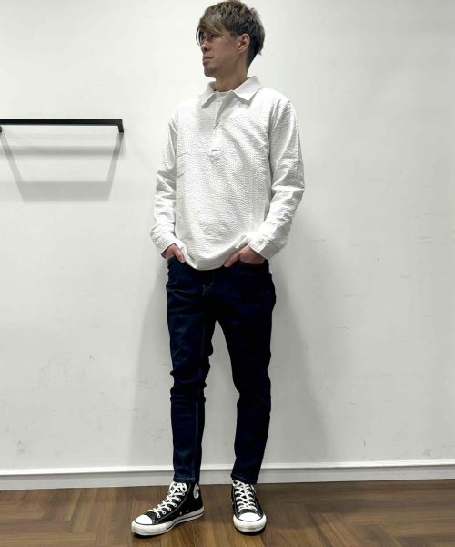 【25SS】シアサッカースキッパーシャツコーデ【SUMMER】