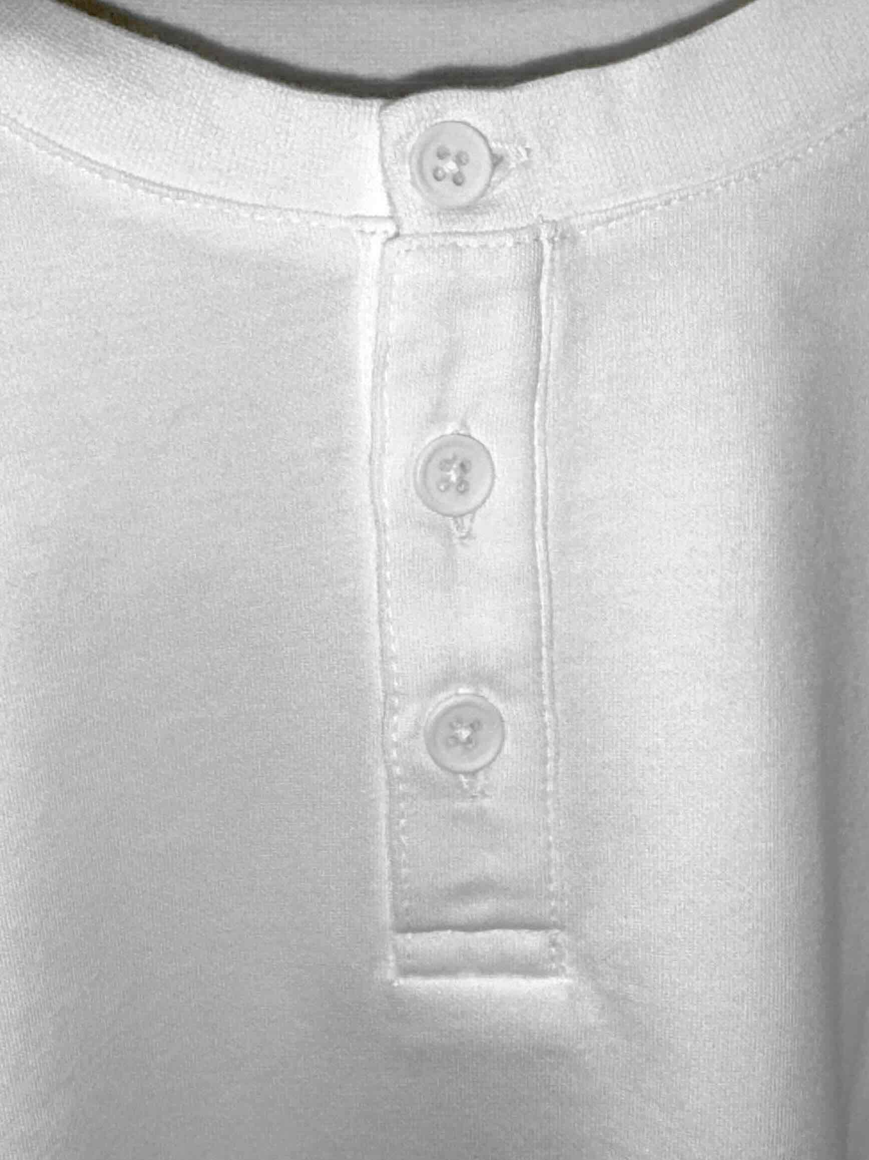 Classic Of Windows ヘンリーネックTシャツ ホワイト フライス ヘンリーネックTシャツ FN-TLH-001 | THE FLAT HEAD