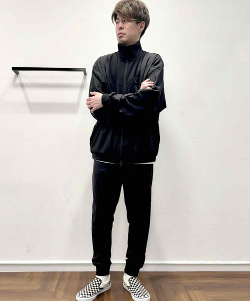 【25SS】ZERO GRAVITYトラックジャケットコーデ【BLACK】