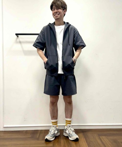 【25SS】スムースパーカーセットアップ【BLACKLABEL】