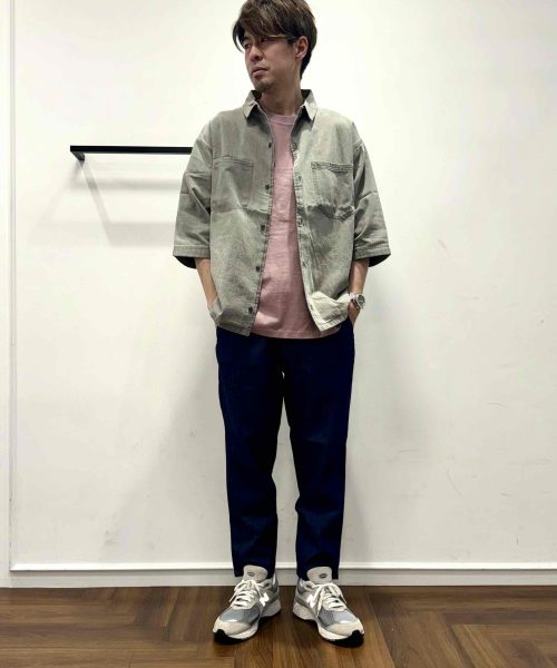 【25SS】夏のデニムシャツアウターコーデ【GRAY】