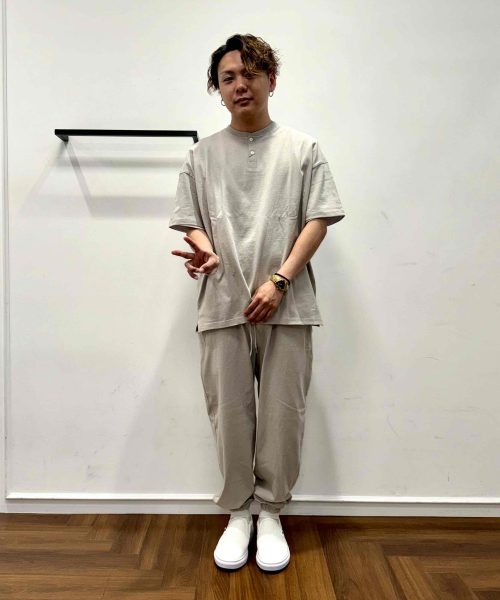 【25SS】ヘビーウェイトセットアップコーデ【BEIGE】
