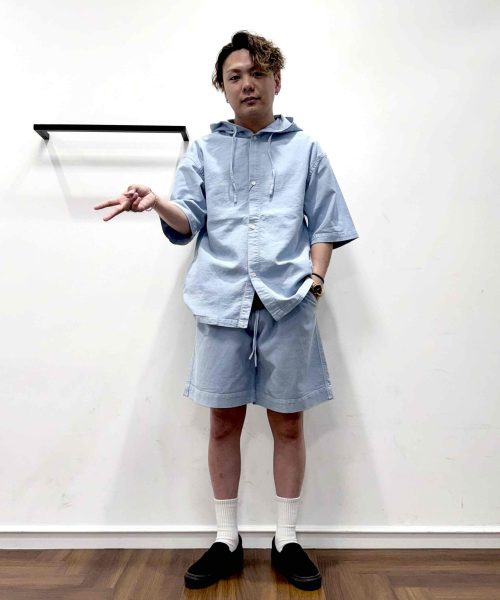 【25SS】サマーコーデュロイセットアップコーデ【LIGHTBLUE】