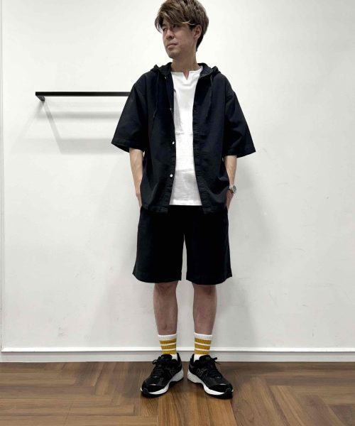 【25SS】サマーコーデュロイセットアップコーデ【BLACK】