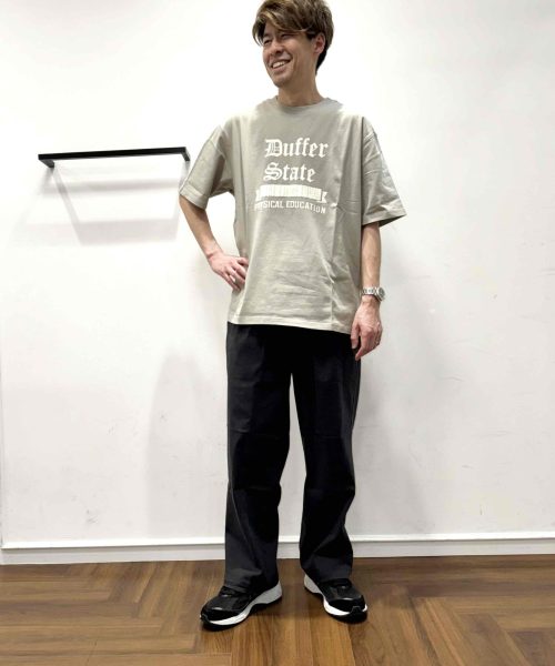【25SS】カレッジTシャツコーデ【GRAY】