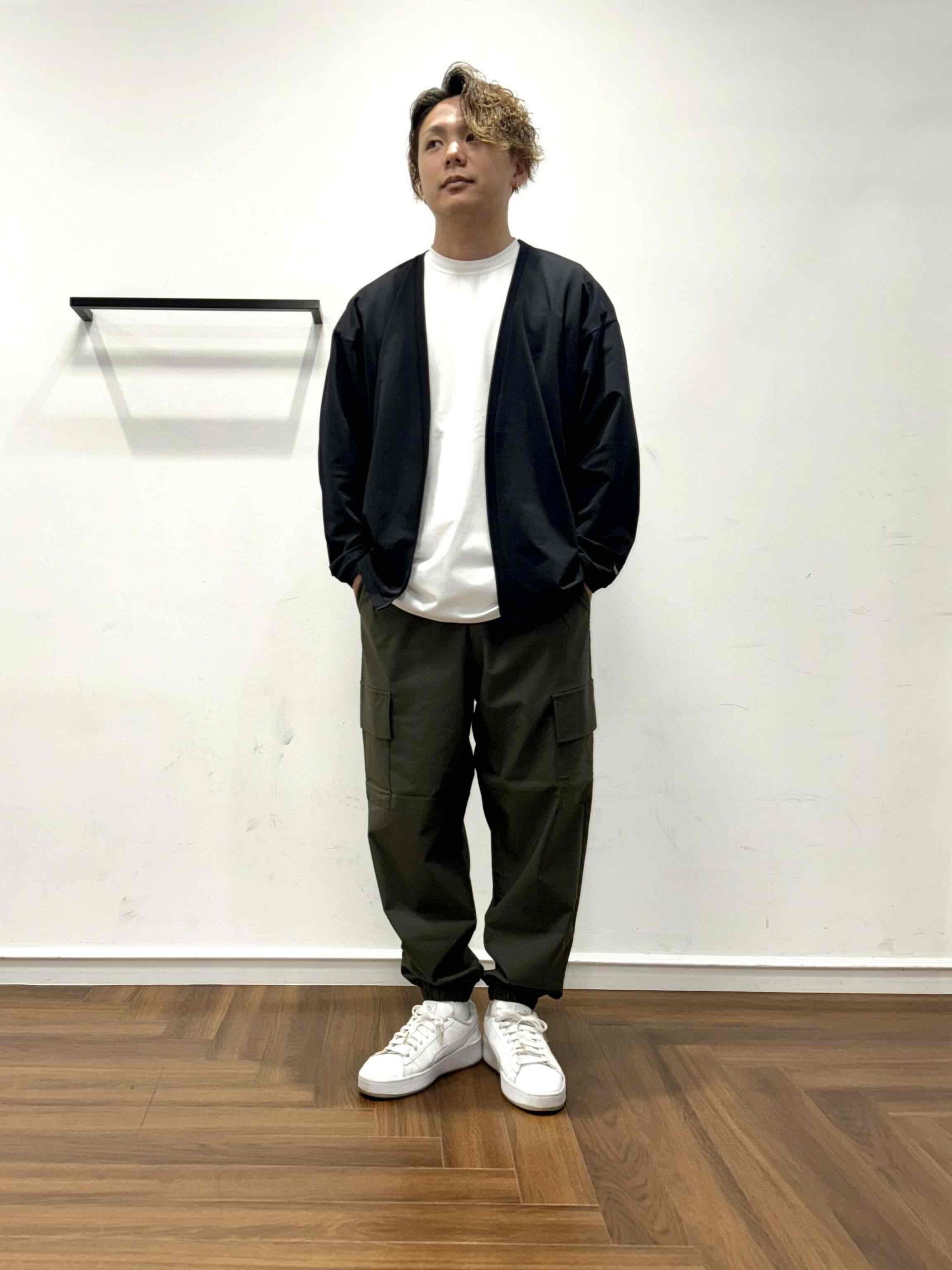 The DUFFER of ST.E セットアップ カーディガンパンツ 25SS】スタッフおすすめカーディガンコーデ【NAVY】 – The DUFFER of