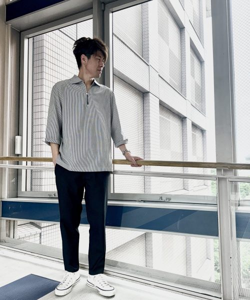 【25SS】雑誌風にご紹介♪大人ストライプコーデ【01】