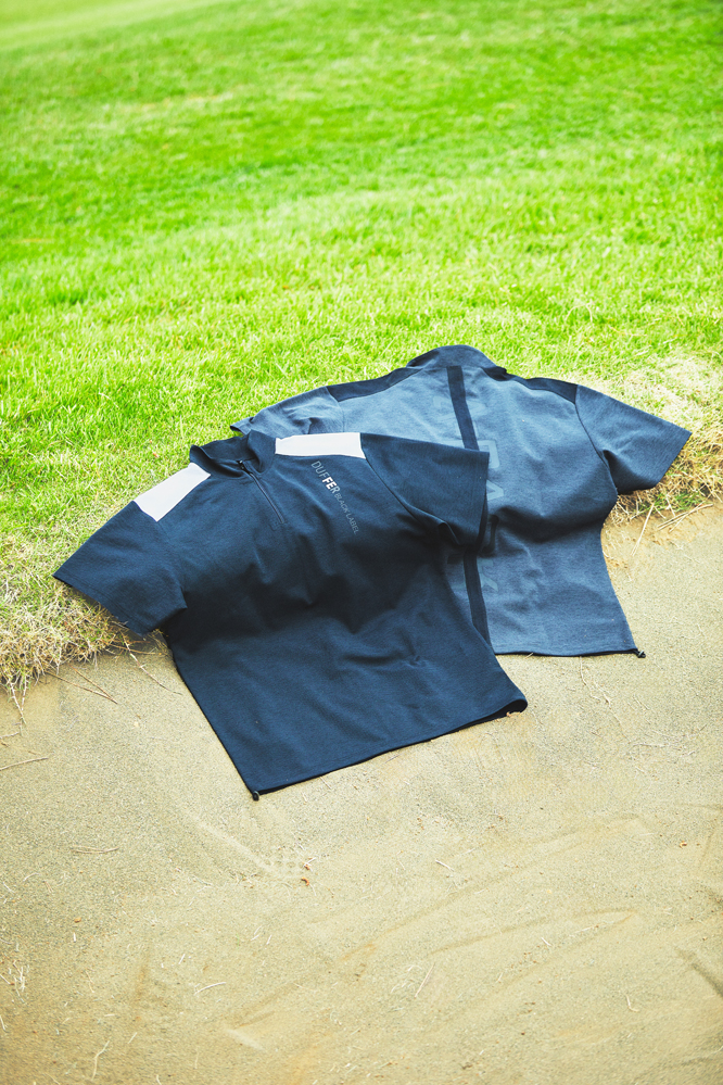 STAND HALF ZIP ET UP TEE