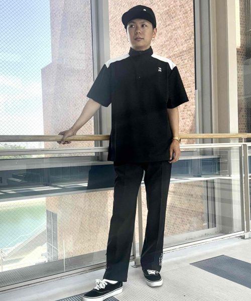 【25AW】A-PACKスタンドハーフジップTコーデ【BLACK】