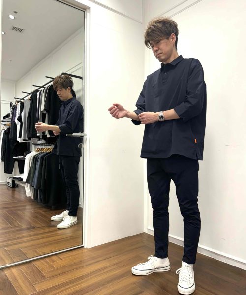 【25SS】CIRCLESTRETCH新作コーデ【NAVY】