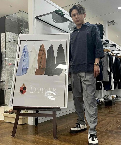 【25SS】綿麻スキッパーシャツコーデ【NAVY】