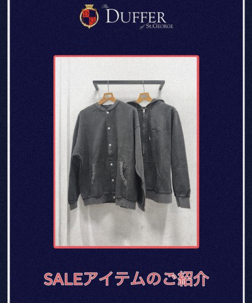 【25SS】ポンチ素材 スノー加工アイテム【SALE17】