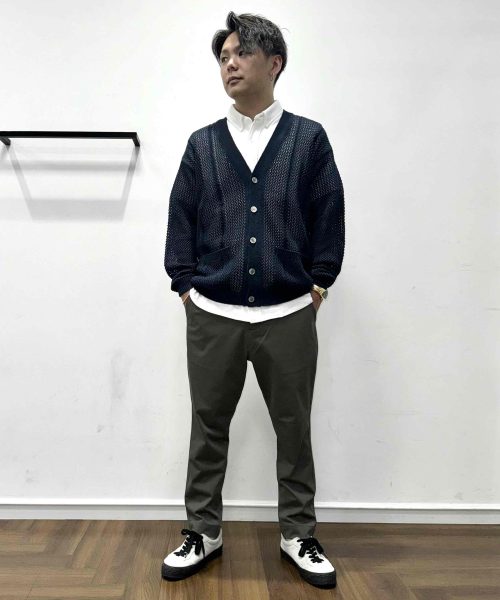 【25AW】『WONDER SHAPE』PIQUE CROPPEDコーデ【KHAKI】