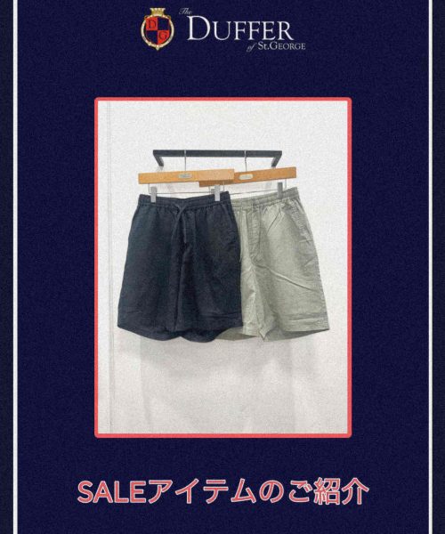 【25SS】綿麻素材 セットアップショートパンツ【SALE30】