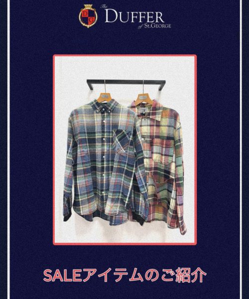 【25SS】[INDIGO LABEL]：インディゴ マドラスチェックアイテム【SALE22】