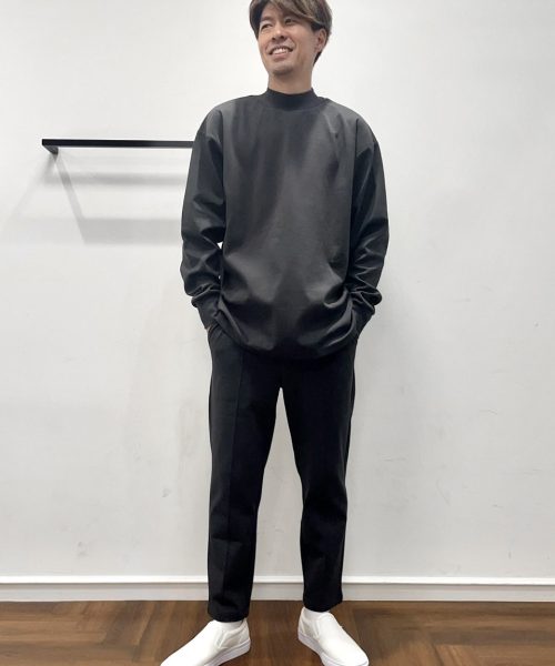 【25AW】モックネックロンTEEコーデ【コンパクトコットン×AIR FLEX】